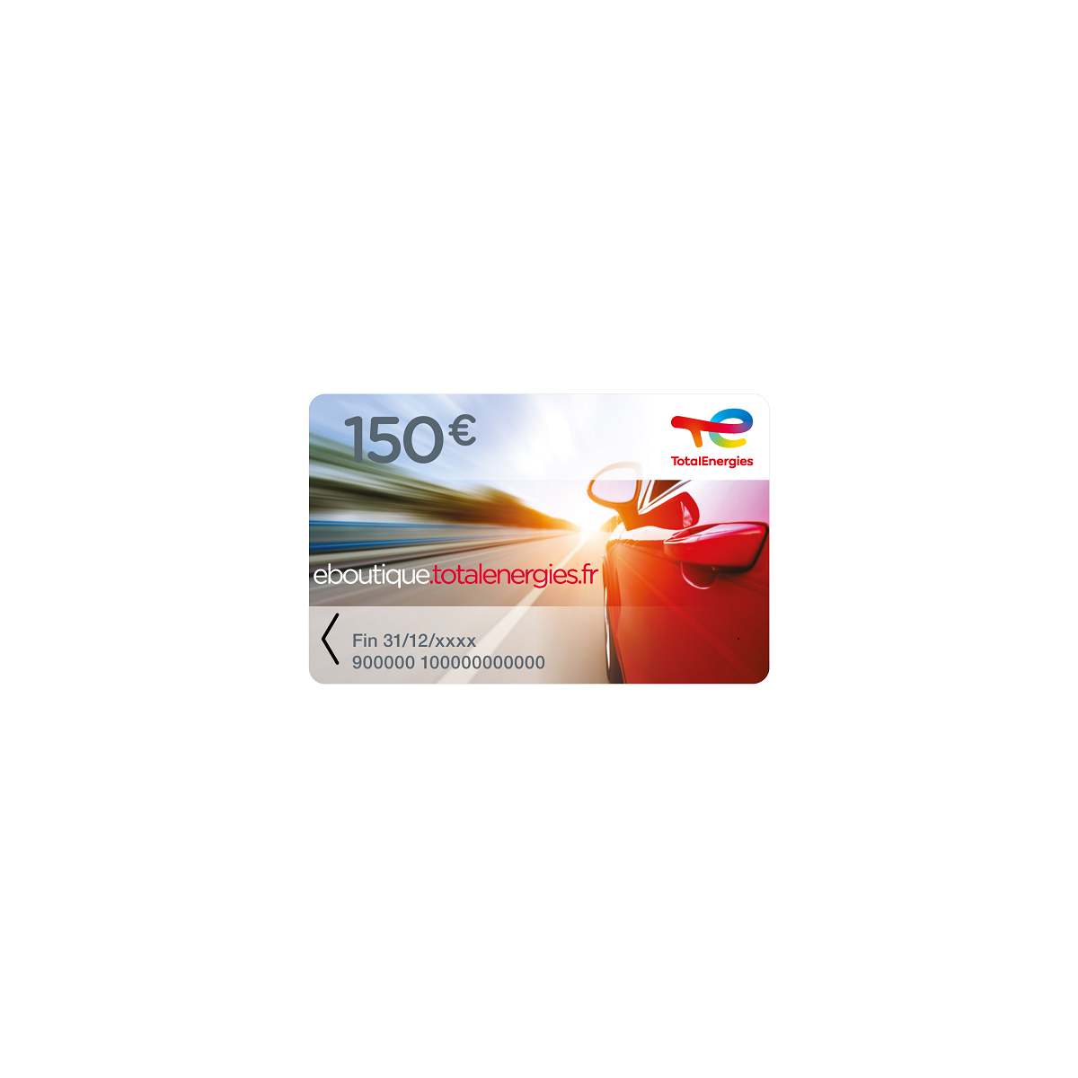 Carte cadeau de TotalEnergies 150€